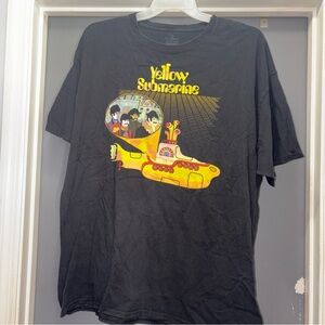 Yellow Submarine Black T-Shirt
